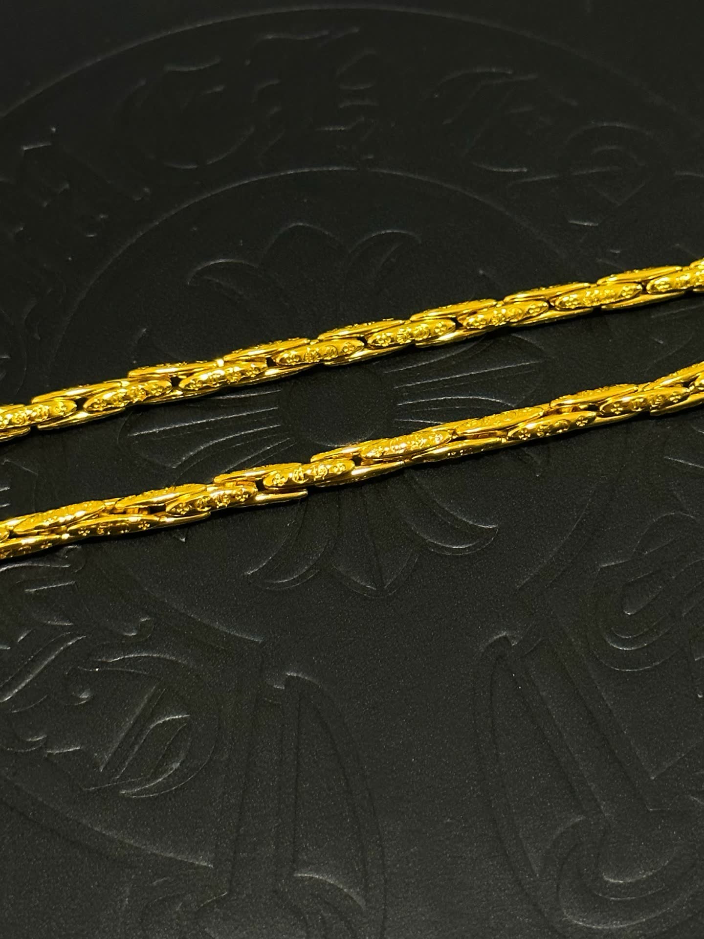 Chrome Hearts Elegant Gold Chain Necklace